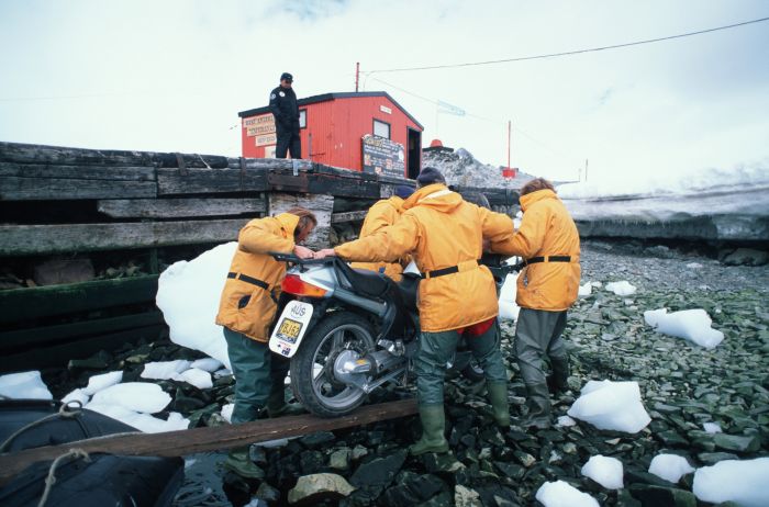 David McGonigal in Antarctica
